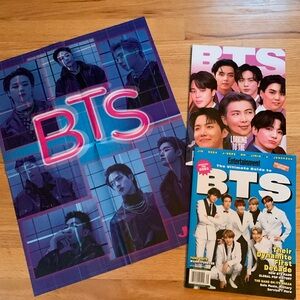 BTS Magazines & fold out poster